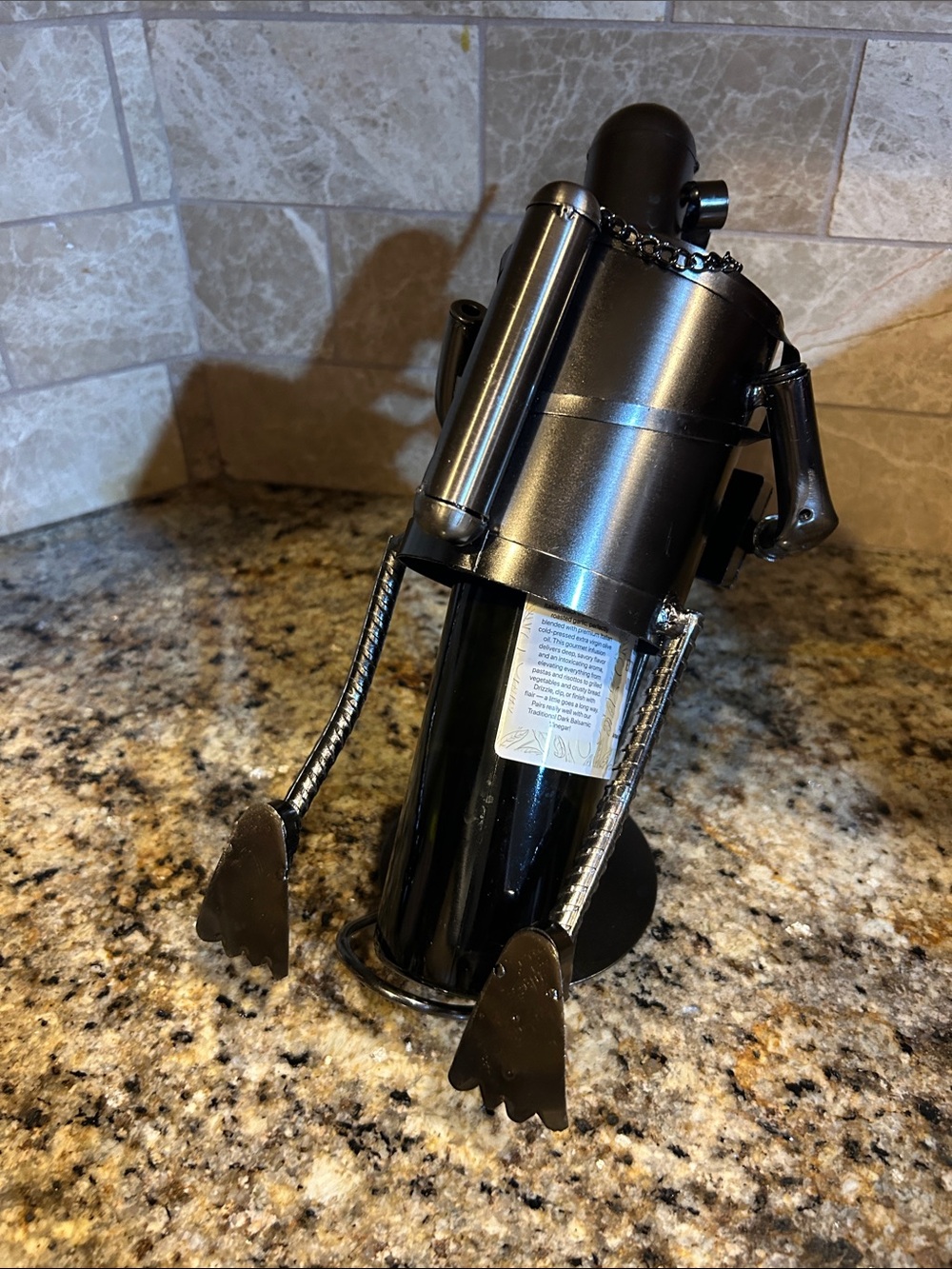 Scuba Diver Wine Bottle Holder will do the trick. scuba gear and camera, Nee - Picture 8 of 9